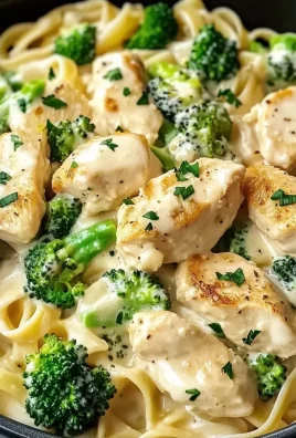 One Pot Chicken Broccoli Alfredo