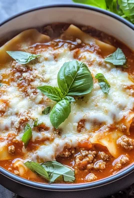 One Pot Lasagna Soup Recipe