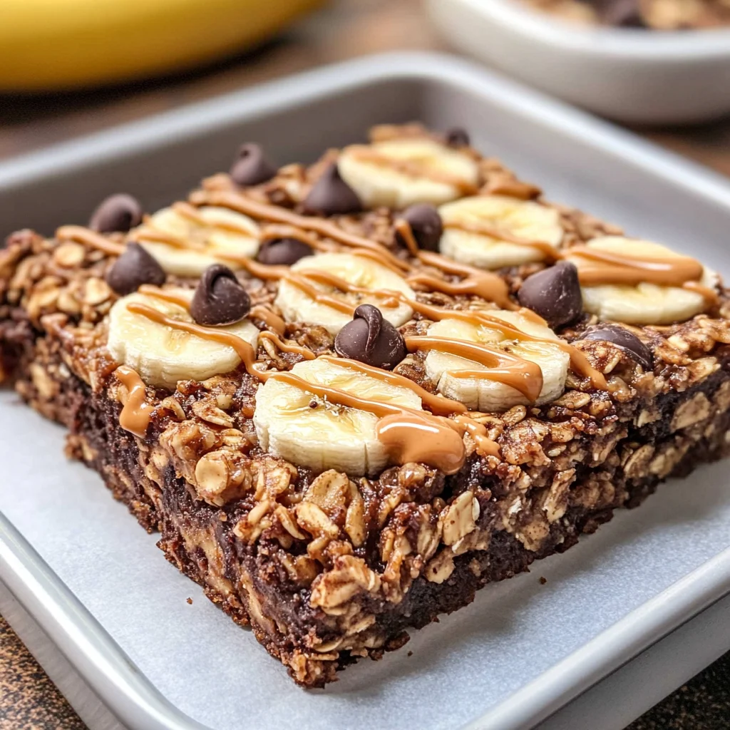 Peanut Butter Brownie Baked Oatmeal