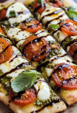 Pesto Flatbread Pizzas