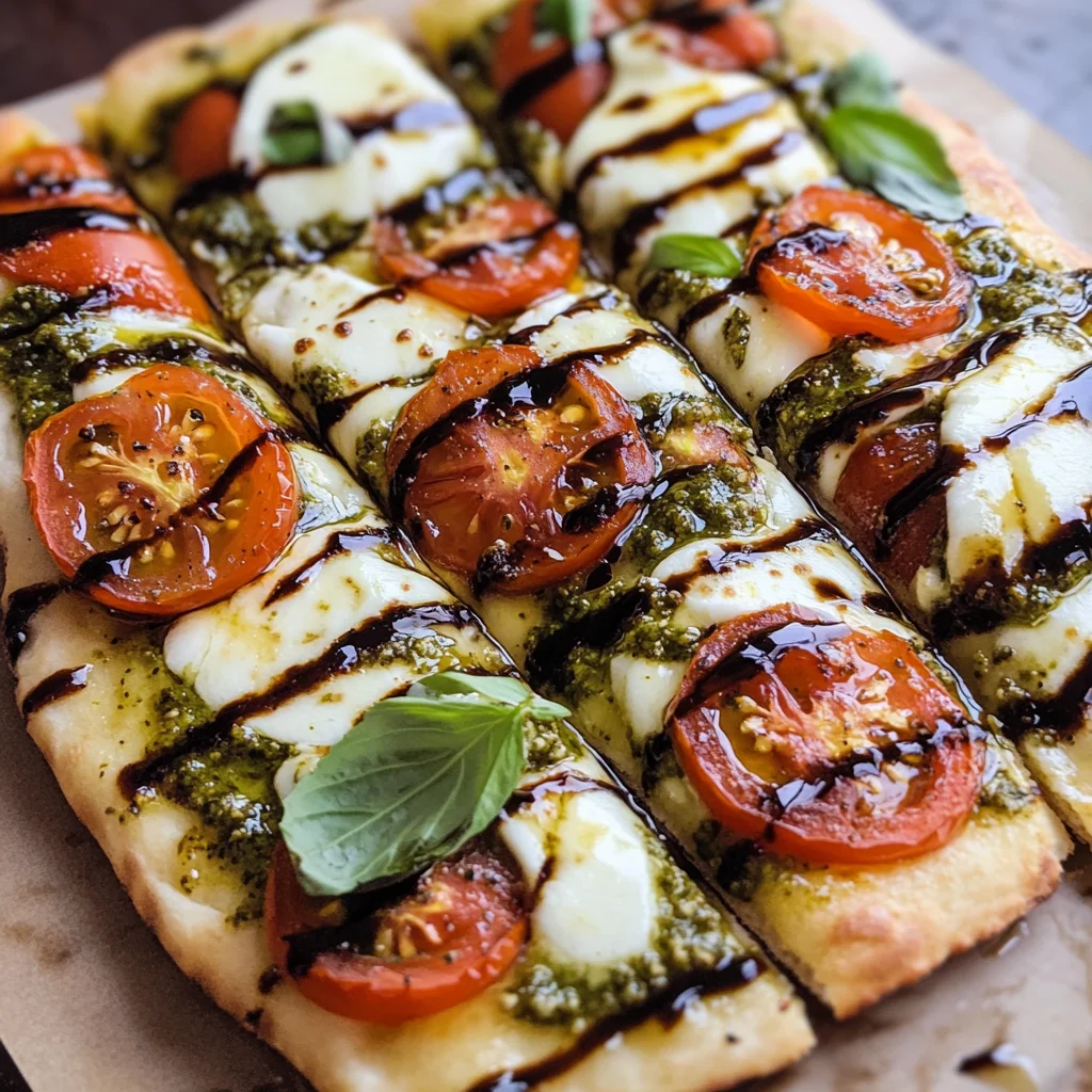 Pesto Flatbread Pizzas