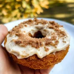 Pumpkin Donuts with Cream Cheese Frosting