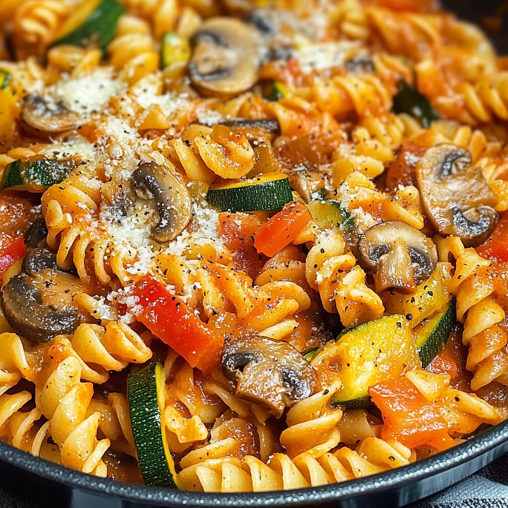 Quick One-Pot Vegetable Pasta