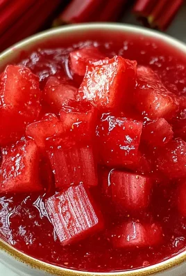 Rhubarb Jam with Strawberries