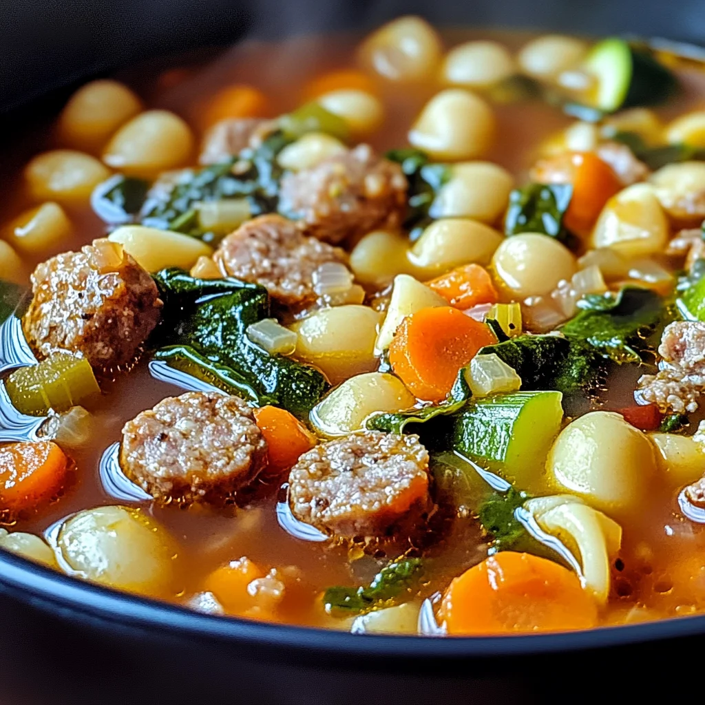 Sausage Minestrone Soup