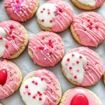 Strawberry Cake Mix Cookies