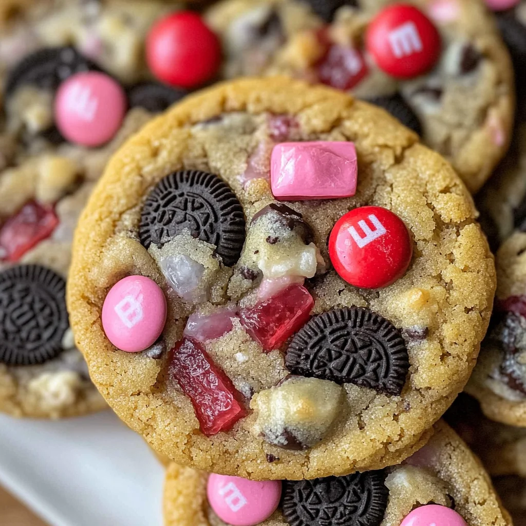 Valentine’s day Oreo M&m’s cookies image 4