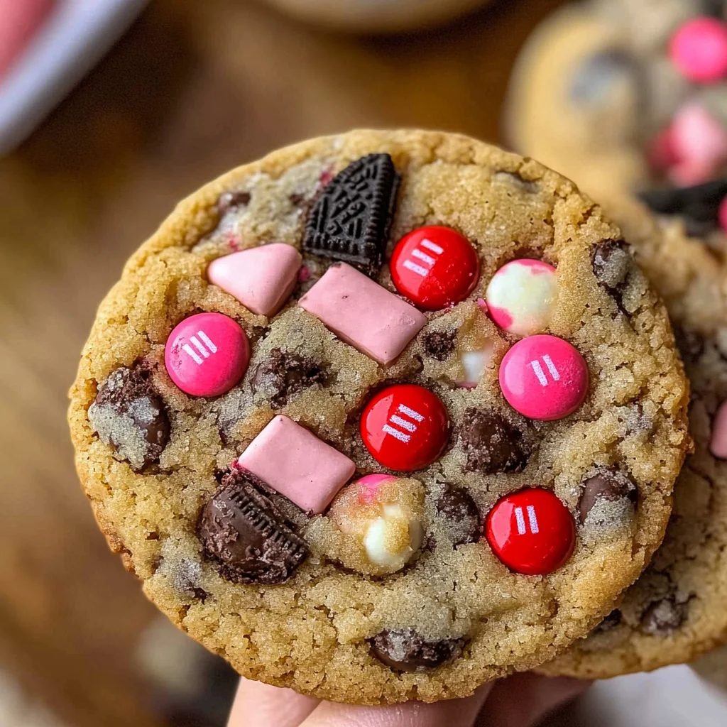 Valentine’s day Oreo M&m’s cookies image 3