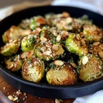 AIR FRYER CRISPY KETO PARMESAN BRUSSEL SPROUTS
