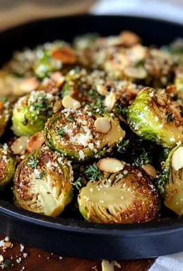 AIR FRYER CRISPY KETO PARMESAN BRUSSEL SPROUTS