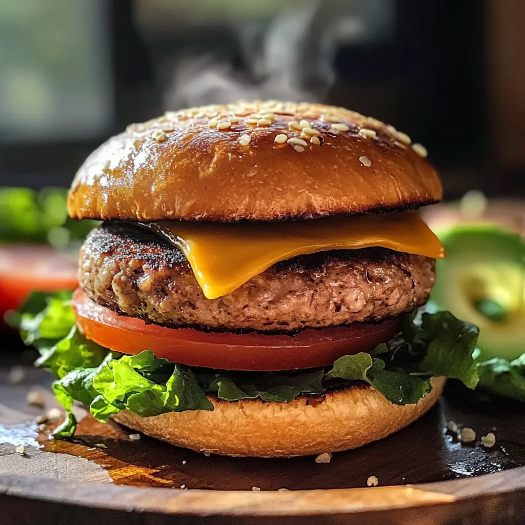 Air Fryer Turkey Burgers in 20 Minutes