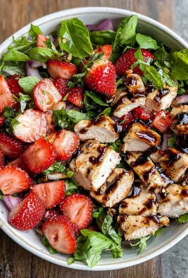 Balsamic Strawberry Chicken Salad Recipe