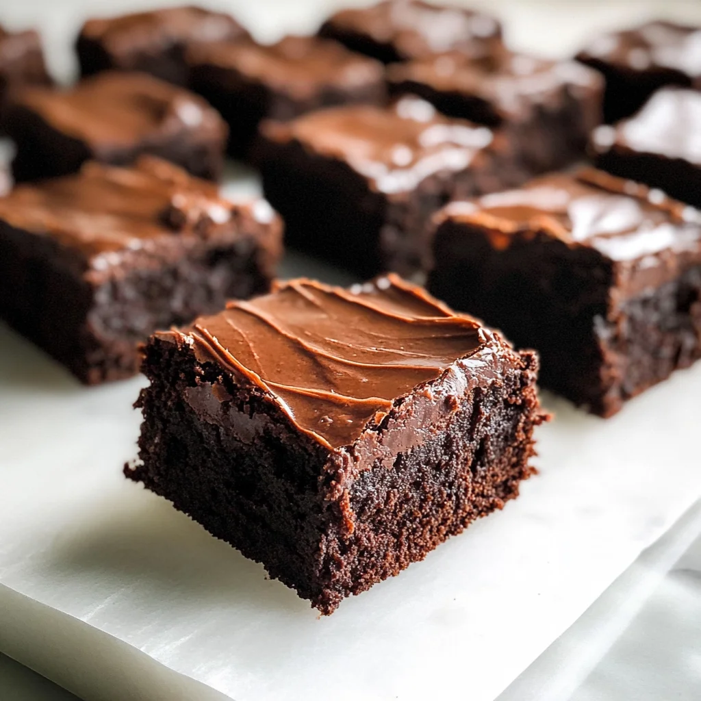 Best Ever Flourless Brownies with Cocoa-Date Frosting