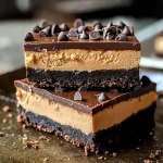 Chocolate Peanut Butter Cheesecake Bars