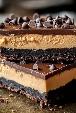 Chocolate Peanut Butter Cheesecake Bars
