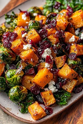 Cranberry-Glazed Roasted Butternut Squash Salad Recipe