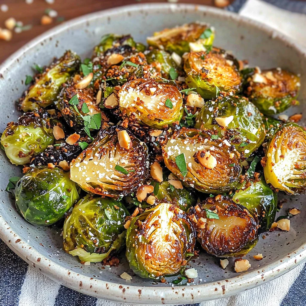 Crispy Air Fryer Brussels Sprouts (Keto, Low Carb)