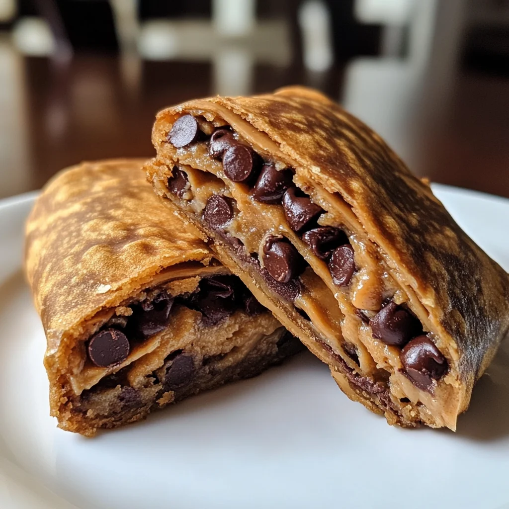 Crispy Low Carb Chocolate Chip Peanut Butter Roll-