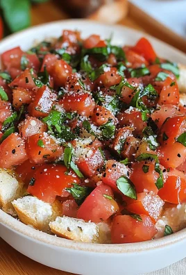 Delicious Bruschetta Dip Recipe with Creamy Cheese Base