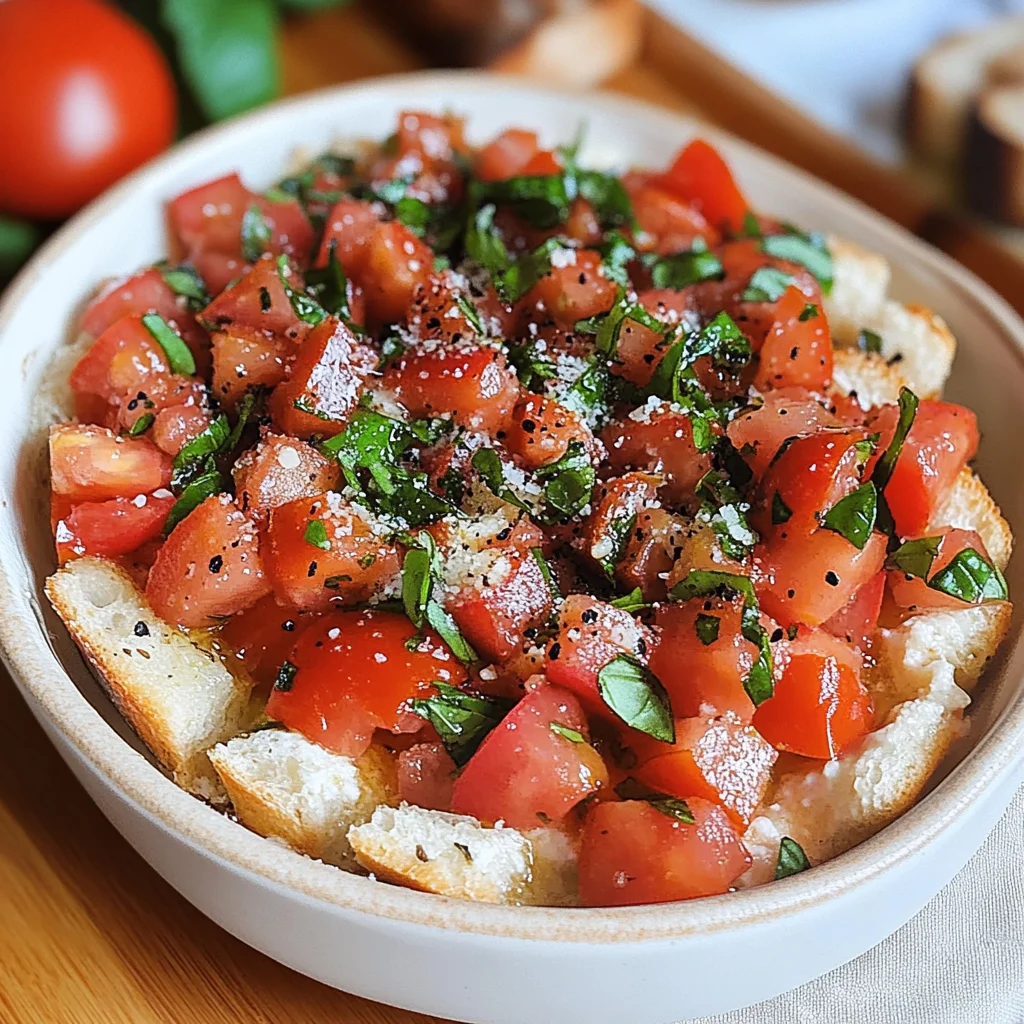 Delicious Bruschetta Dip Recipe with Creamy Cheese Base