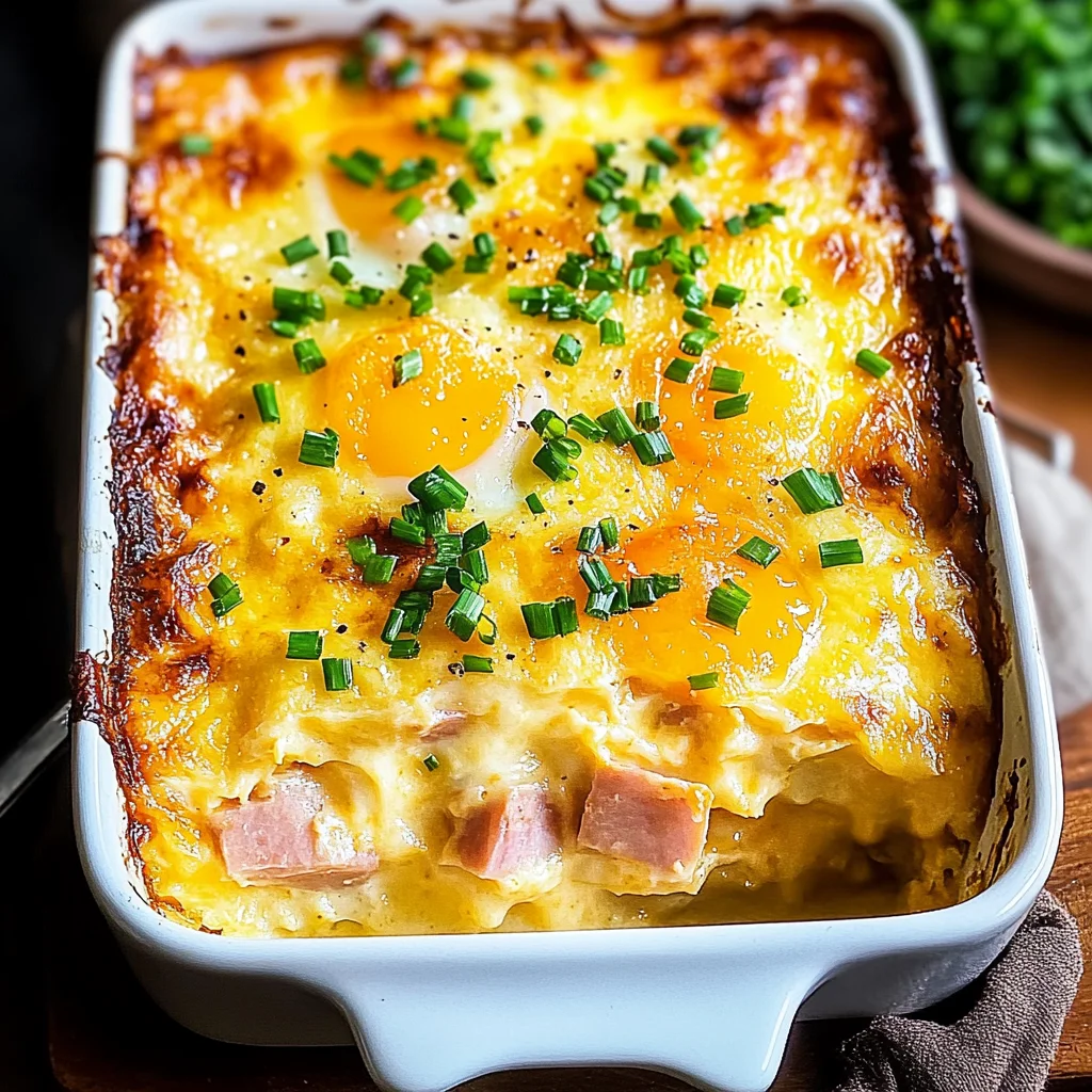 Delicious Ham Egg and Cheese Bake Recipe for Easy Mornings