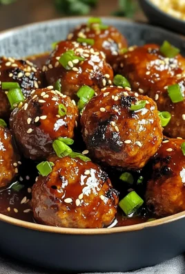 Delicious Korean BBQ Meatballs with Spicy Mayo Dip Recipe