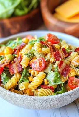 EASY BLT PASTA SALAD RECIPE