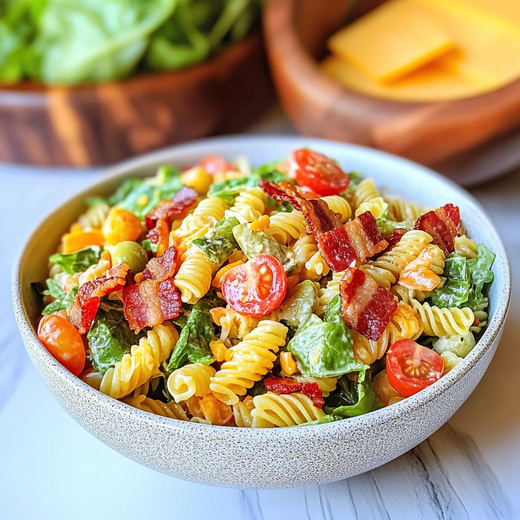 EASY BLT PASTA SALAD RECIPE