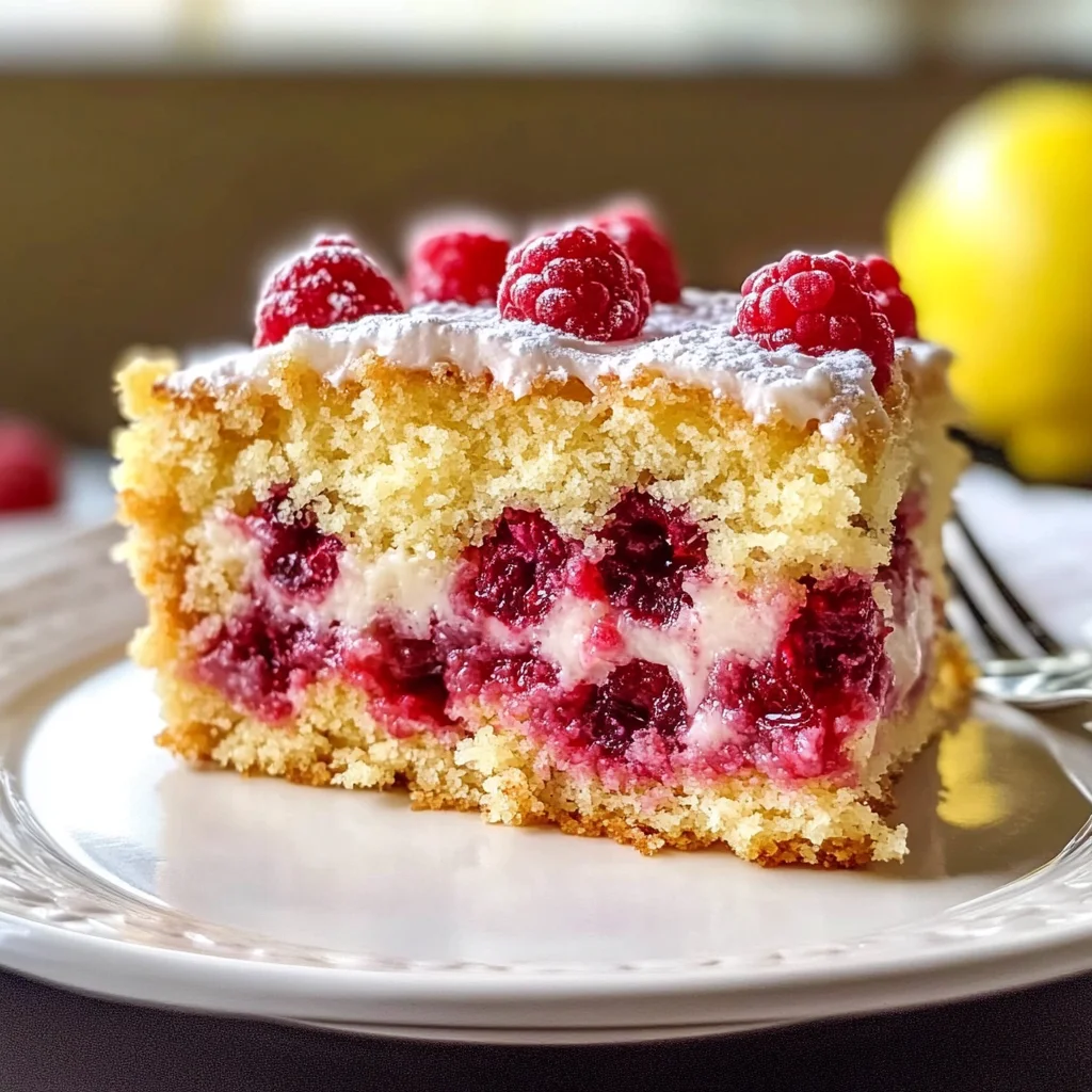 Easter Lemon Raspberry Coffee Cake