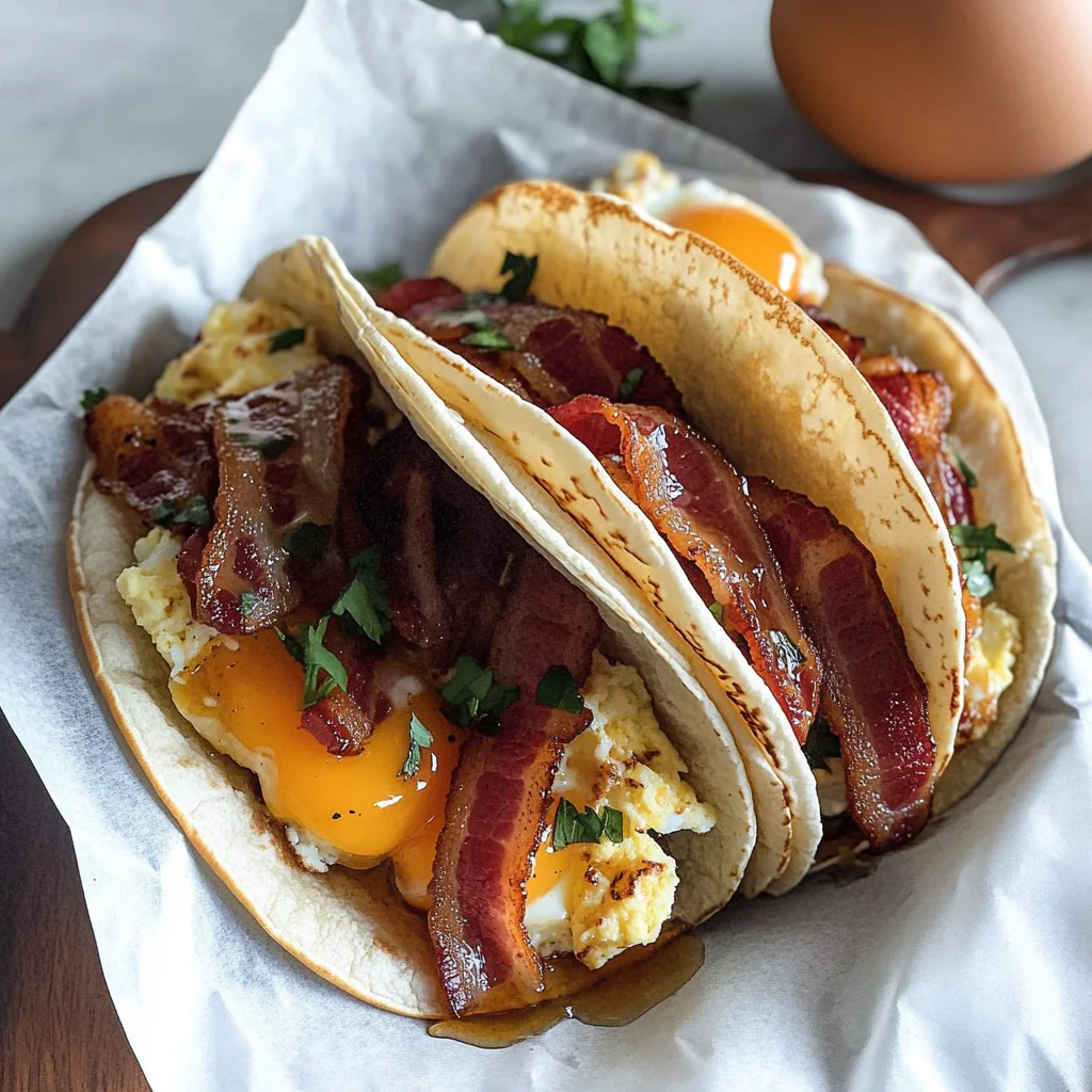 Easy Breakfast Pancake Tacos