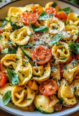 Easy Cheese Tortellini with Delicious Summer Veggies