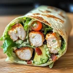 Easy Chicken Caesar Salad Wrap Recipe