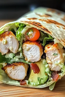 Easy Chicken Caesar Salad Wrap Recipe