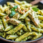Easy Chicken Pesto Pasta Salad