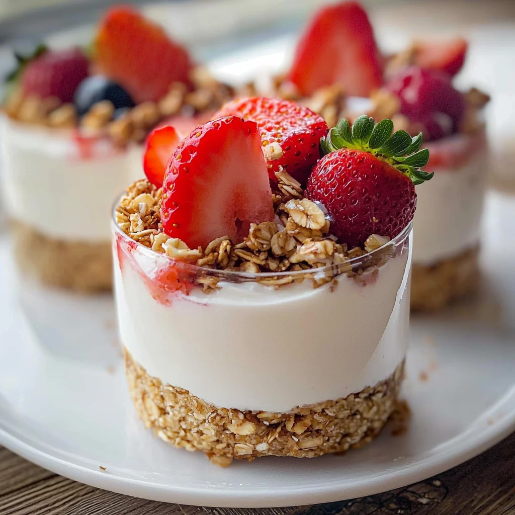 Easy High Protein No-Bake Cheesecake Cups