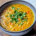 Easy Middle Eastern Red Lentil Soup