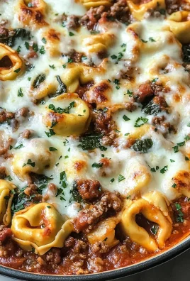 Easy One-Pan Beefy Tortellini Bake Recipe