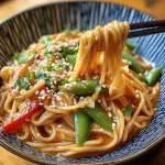 Easy Peanut Sesame Noodles