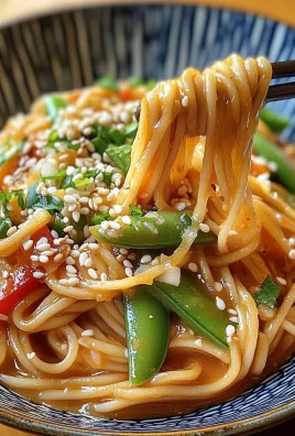 Easy Peanut Sesame Noodles