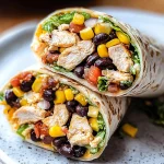 Easy Southwest Chicken Wrap