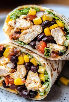Easy Southwest Chicken Wrap