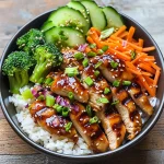 Grilled Teriyaki Chicken Rice Bowl