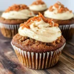 Healthier Carrot Cake Cupcakes