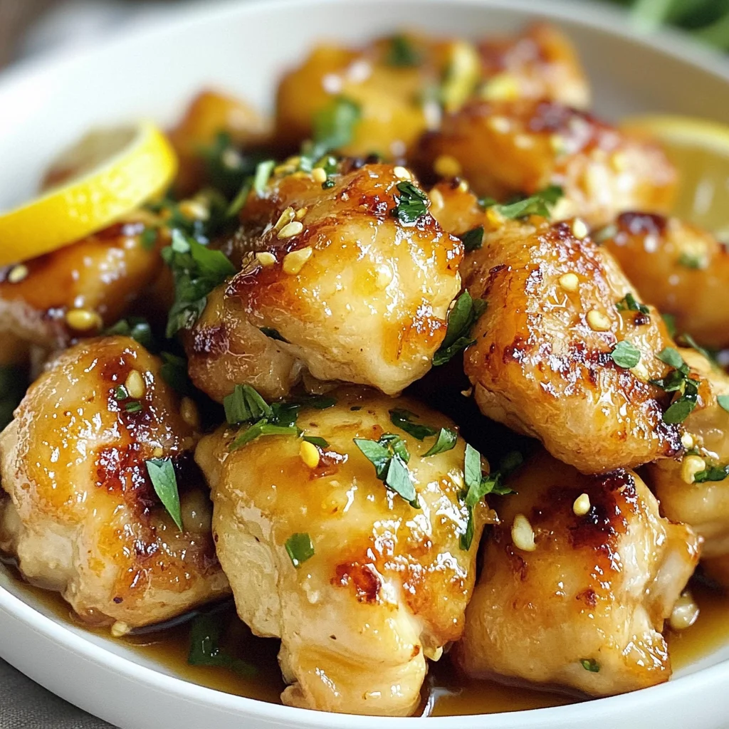 Healthy Chinese Lemon Chicken