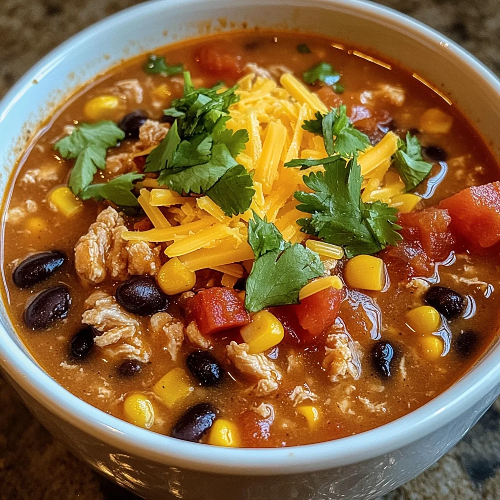 Healthy Ground Chicken Taco Soup image 4