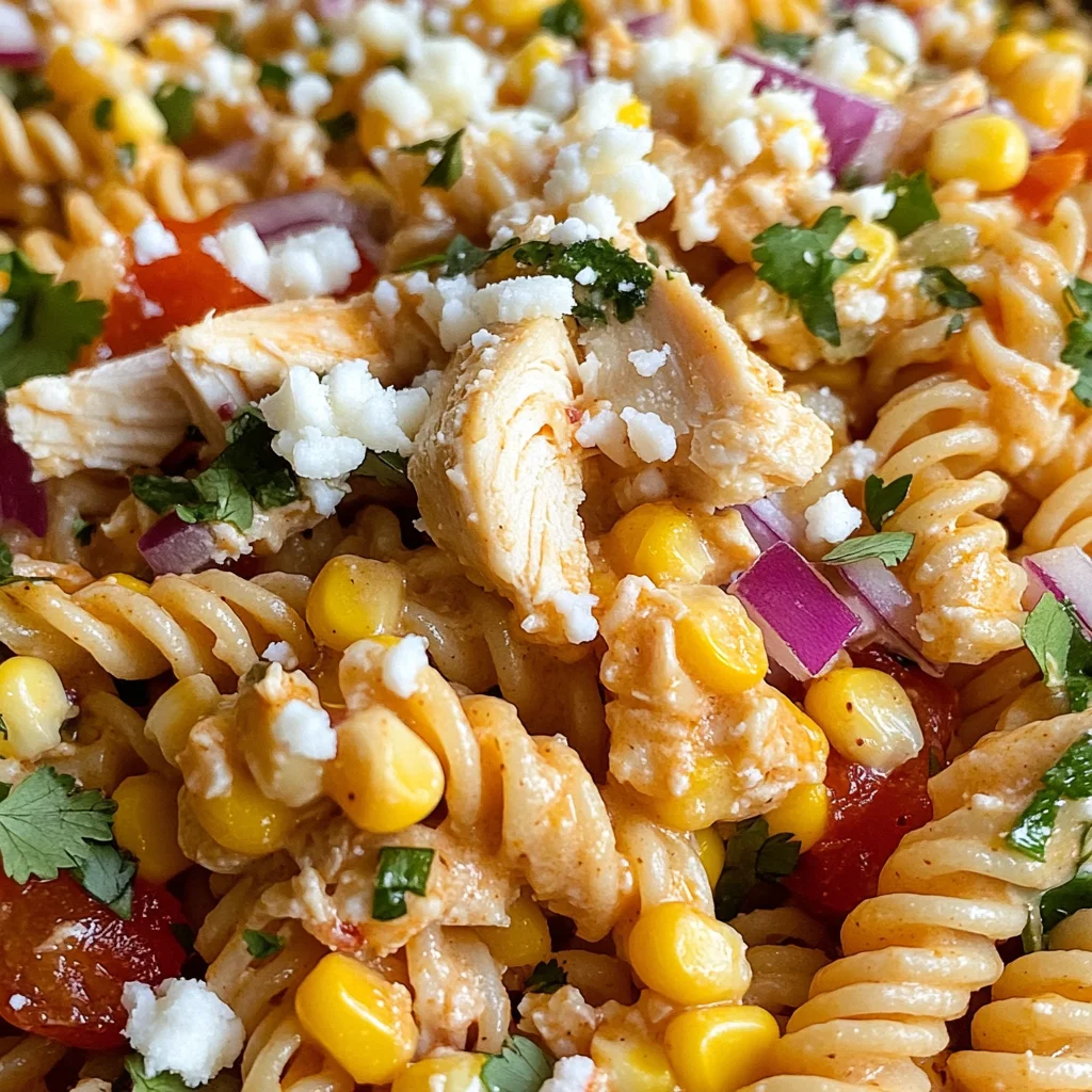 Healthy Street Corn Pasta Salad with High Protein Ingredients image 4