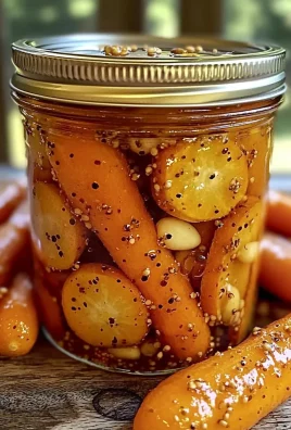 Hot Honey Pickled Carrots: A Sweet and Spicy Delight!
