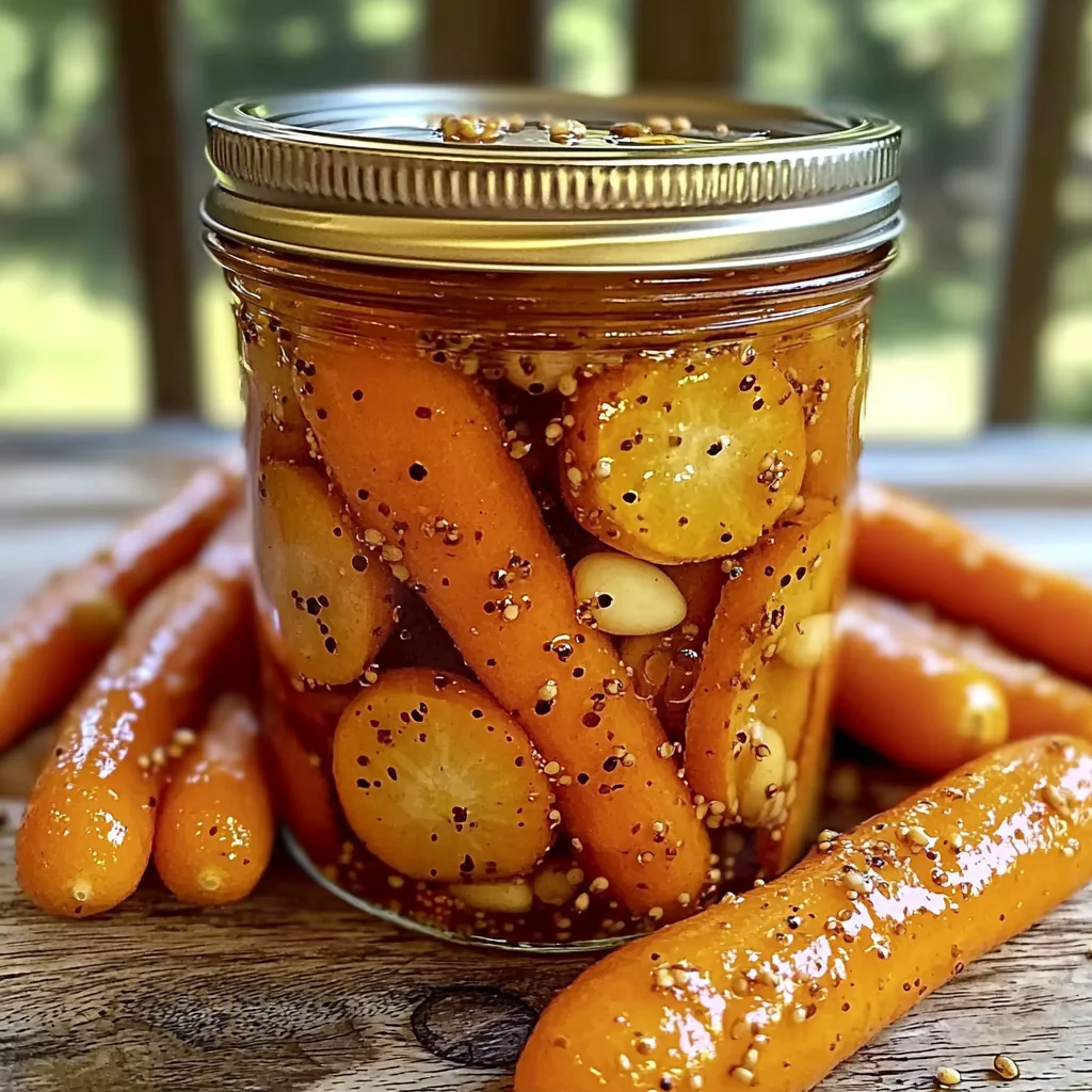 Hot Honey Pickled Carrots: A Sweet and Spicy Delight!