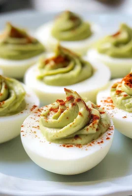 Keto Avocado Deviled Eggs