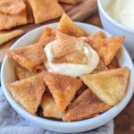 Keto Churro Chips and Cheesecake Dip
